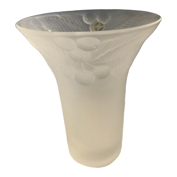 Hoya Frosted CrystalGlass Vase - Picture 1 of 6